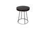 Miniature Black teak side table Karton Clipped