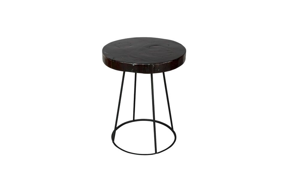 Black teak side table Karton DutchBone