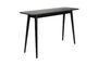 Miniature Black wood console Fabio Clipped