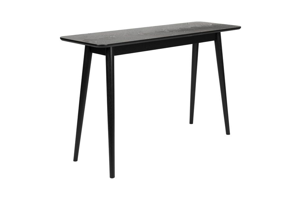 Black wood console Fabio White Label