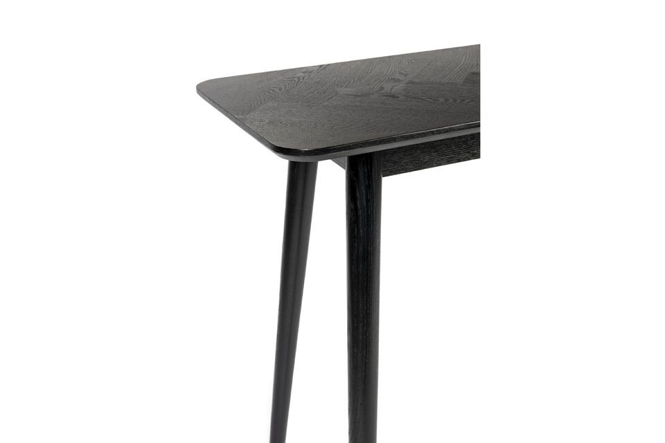 Black wood console Fabio - 2