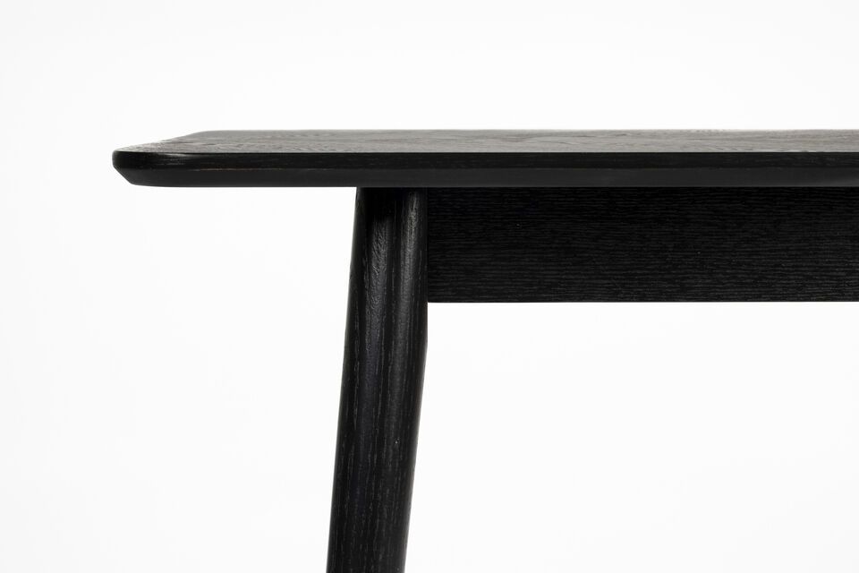 Black wood console Fabio - 4