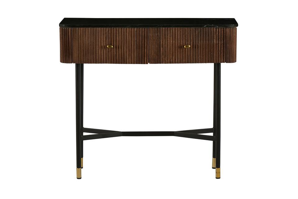 Black wood console Germain Athezza