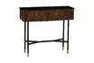 Miniature Black wood console Germain 4