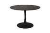 Miniature Black wood dining table Maru 1