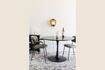 Miniature Black wood dining table Maru 3