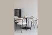 Miniature Black wood dining table Maru 4