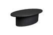 Miniature Black wood oval coffee table Winston 6