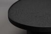 Miniature Black wood oval coffee table Winston 3