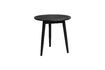 Miniature Black wood side table Fabio 1