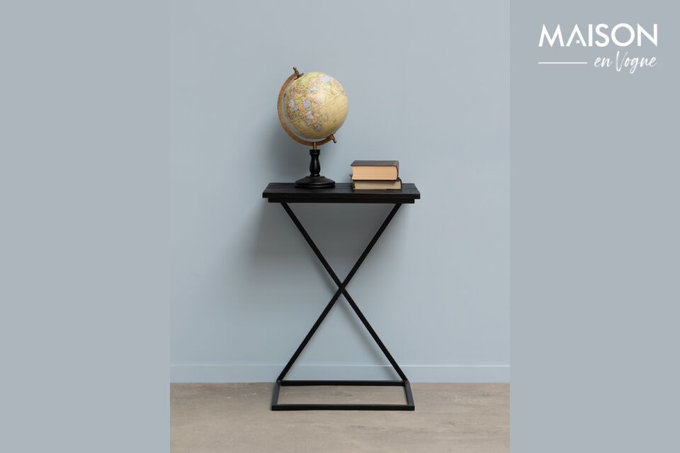 Opt for functional elegance with this mango wood side table.