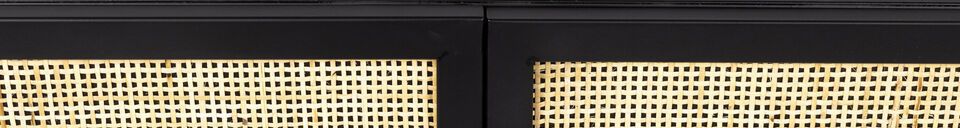 Material Details Black wooden chest of drawers Guuji