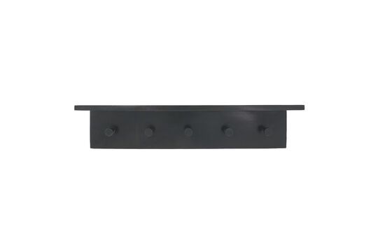 Black wooden coat rack Sate Clipped