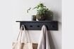 Miniature Black wooden coat rack Sate 2