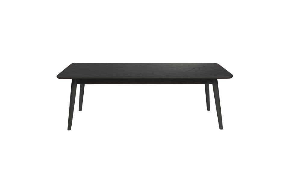 Black wooden coffee table Fabio - 3