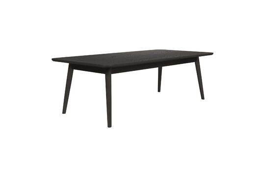 Black wooden coffee table Fabio Clipped