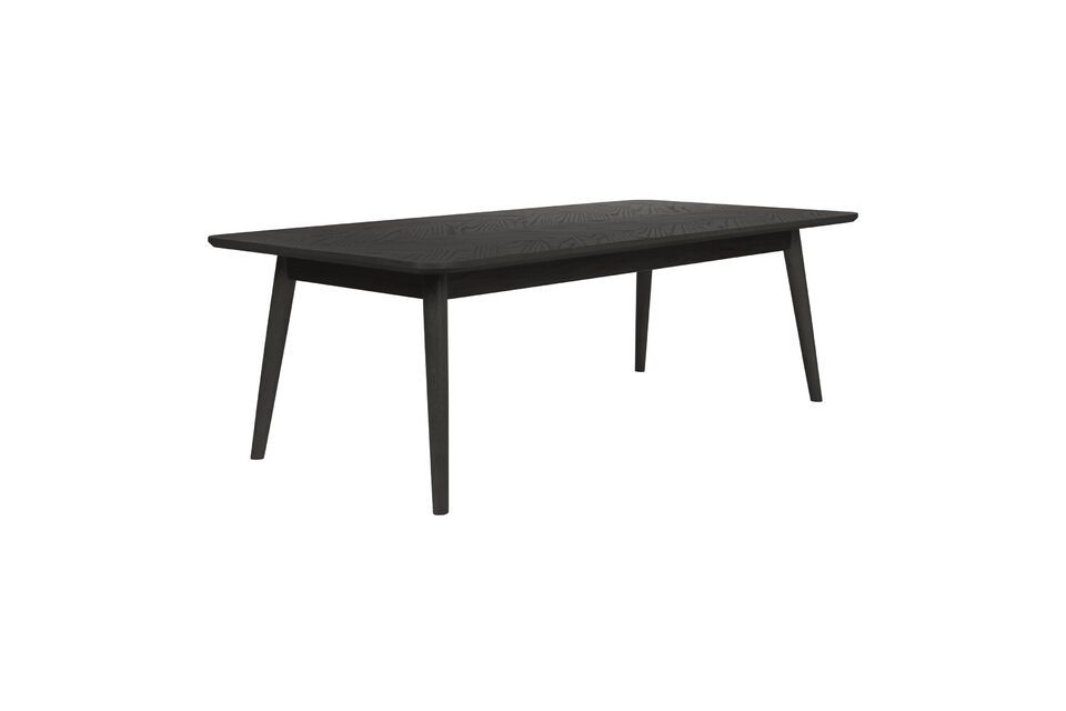 Black wooden coffee table Fabio White Label