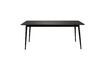 Miniature Black wooden dining table 160cm Fabio 1