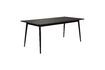 Miniature Black wooden dining table 160cm Fabio 4