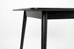 Miniature Black wooden dining table 160cm Fabio 6