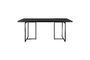 Miniature Black wooden dining table 180cm Class Clipped