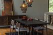 Miniature Black wooden dining table 180cm Class 6