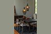 Miniature Black wooden dining table 180cm Class 7