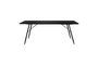 Miniature Black wooden dining table 180cm Roger Clipped