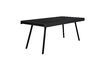 Miniature Black wooden dining table 180cm Suri 4