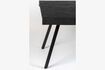 Miniature Black wooden dining table 180cm Suri 5