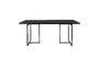 Miniature Black wooden dining table 220cm Class Clipped