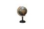 Miniature Black wooden globe Noire Clipped