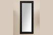 Miniature Black wooden mirror Pin 2