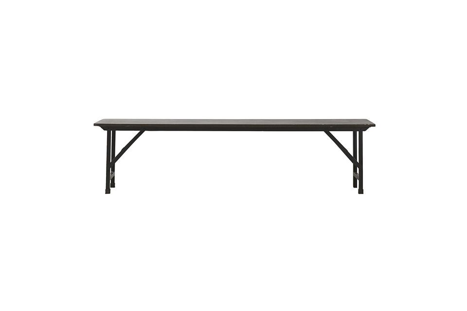 Black wooden Party bench House Doctor