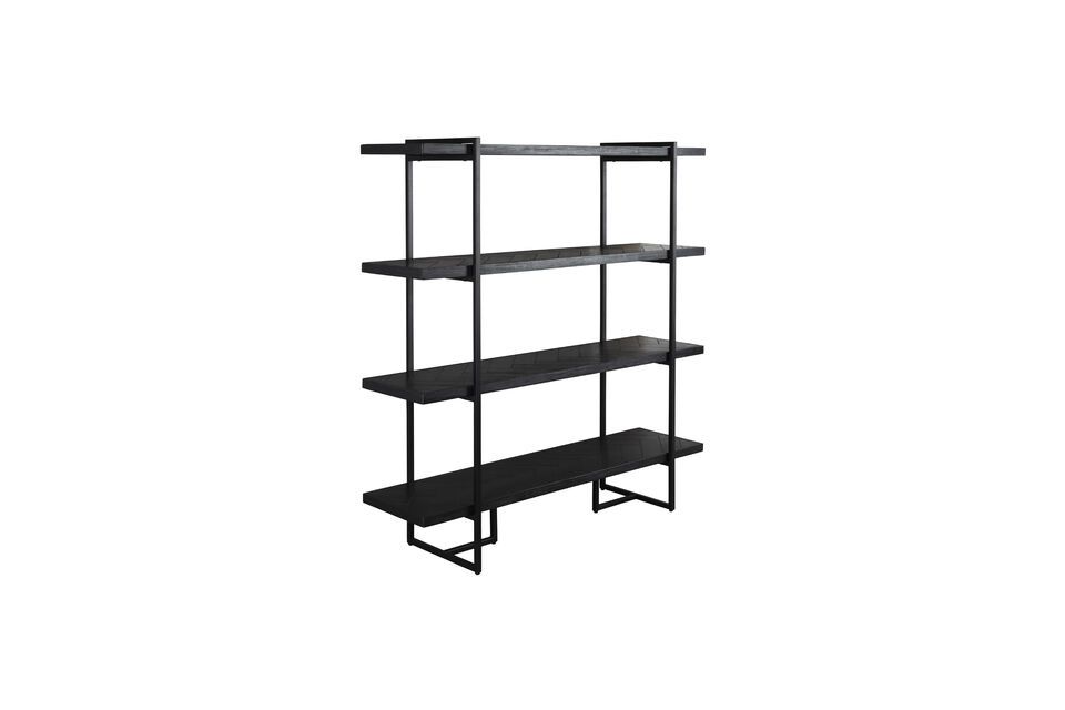 Black wooden shelf Class DutchBone