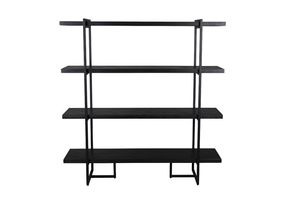 Black wooden shelf Class - 4