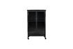 Miniature Black wooden showcase Ferre 1