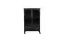 Miniature Black wooden showcase Ferre Clipped