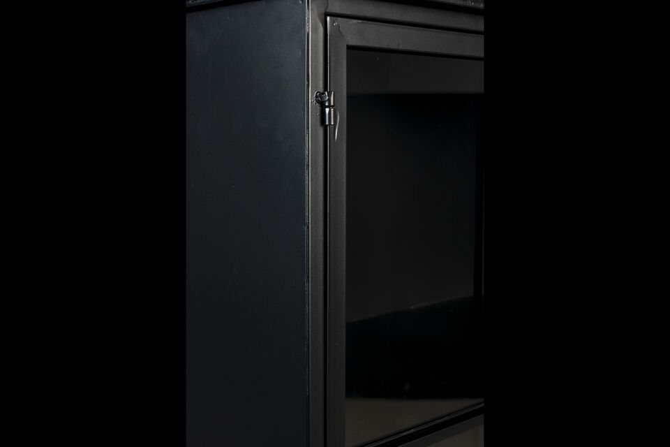 Black wooden showcase Ferre - 10