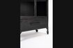 Miniature Black wooden showcase Ferre 14