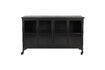 Miniature Black wooden sideboard Ferre 1