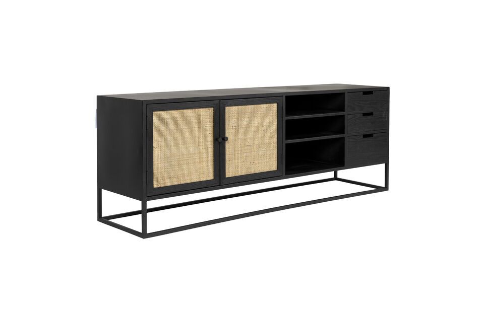 Black wooden sideboard Guuji - 3