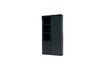 Miniature Black wooden sliding door cabinet Barn 6