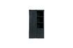 Miniature Black wooden sliding door cabinet Barn 1