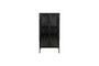 Miniature Black wooden wardrobe Rob Clipped