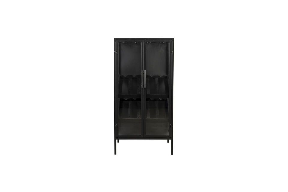 Black wooden wardrobe Rob White Label