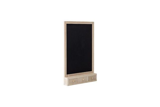 Blackboard on beige wood Higma Clipped