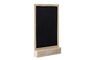 Miniature Blackboard on beige wood Higma Clipped