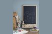 Miniature Blackboard on beige wood Higma 3