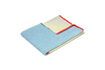 Miniature Block blue cotton towel 1